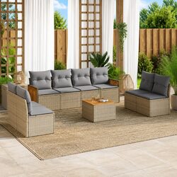 Comfortable and Durable 9 Piece Garden Sofa Set