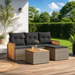 Comfortable 5 Piece Garden Sofa Set for Relaxation