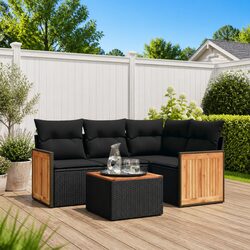 Practical and Stylish 5 Piece Outdoor Sofa Set