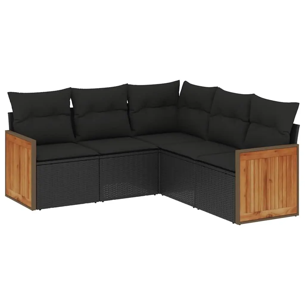 Outdoor Garden Sofa Set with Padded Cushions