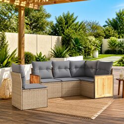 Comfortable and Reliable 5-Piece Garden Sofa Set