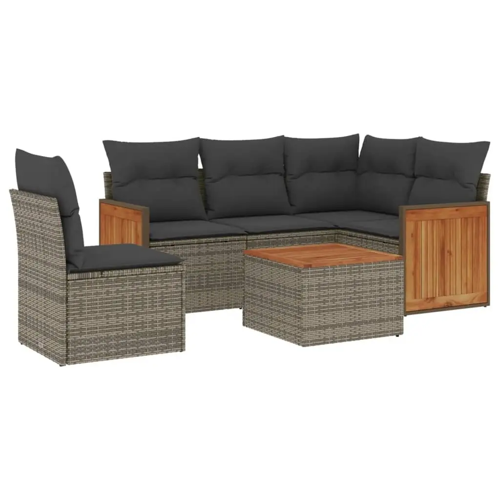 6-Piece Garden Sofa Set for Relaxation