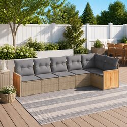 Comfortable and Durable 6 Piece Outdoor Sofa Set