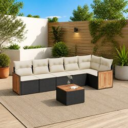 Warm and Welcoming 7 Piece Garden Sofa Set