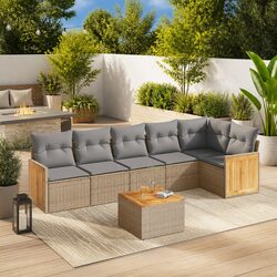 Comfortable and Practical 7 Piece Garden Sofa Set