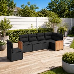 Comfort and Quality: 6 Piece Outdoor Sofa Set