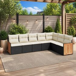 Comfortable and Practical 7 Piece Garden Sofa Set