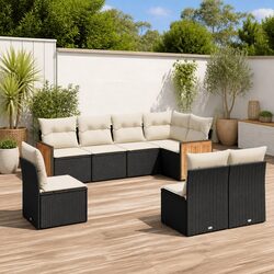 Comfortable and Affordable 8 Piece Outdoor Sofa Set
