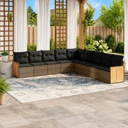 Affordable Comfort with 9 Piece Outdoor Sofa Set