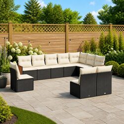 Reliable and Comfortable 10-Piece Garden Sofa Set