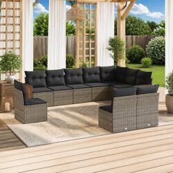 Comfortable and Practical 10 Piece Garden Sofa Set