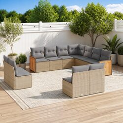 Comfortable 11-Piece Garden Sofa Set for Outdoor Living
