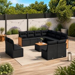 Warm and Welcoming 12 Piece Garden Sofa Set for Outdoor Living