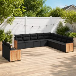 Comfortable and Stylish 11-Piece Outdoor Sofa Set