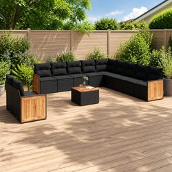 Comfortable and Practical 12 Piece Garden Sofa Set