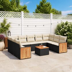 Comfortable and Practical 10 Piece Garden Sofa Set