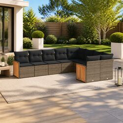 Comfortable 9-Piece Sofa Set for Outdoor Relaxation