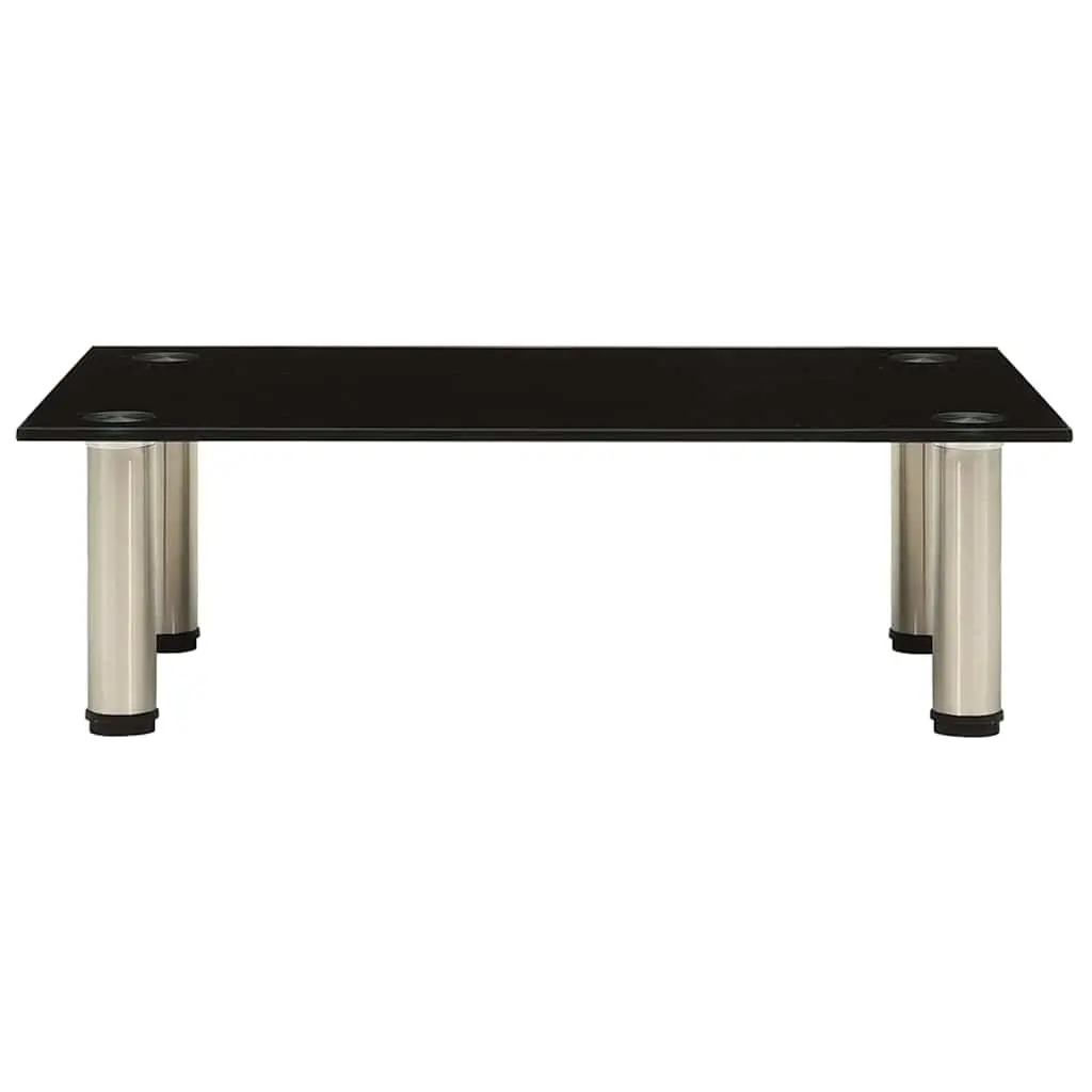 Black TV Stand with Modern Appeal