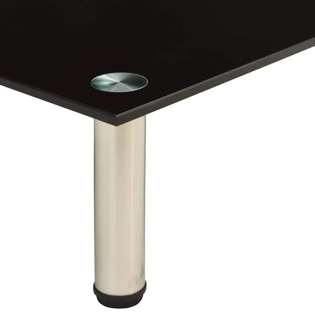 Black TV Stand with Modern Appeal