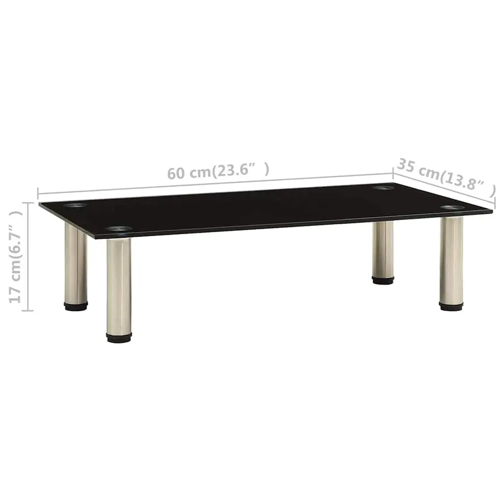 Black TV Stand with Modern Appeal