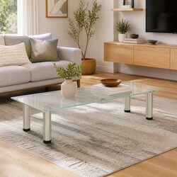 Reliable Tempered Glass TV Stand with Style and Value