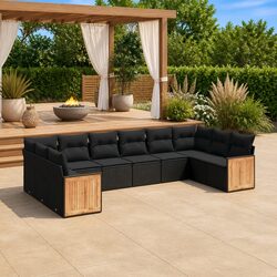 Comfortable and Versatile 10-Piece Garden Sofa Set
