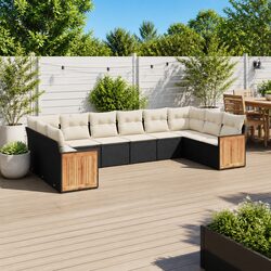 Comfort Meets Value in This 10 Piece Garden Sofa Set