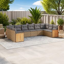 Comfortable and Durable 10 Piece Garden Sofa Set