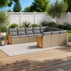 Affordable Comfort with 10-Piece Outdoor Sofa Set