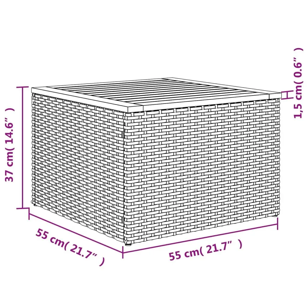 11 Piece Outdoor Sofa Set Beige Garden Furniture Patio Lounge Sectional