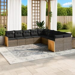 Comfortable and Durable 10-Piece Garden Sofa Set