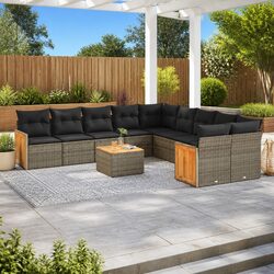 Comfortable and Durable 11-Piece Garden Sofa Set