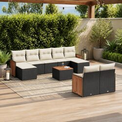 Comfortable and Reliable 10-Piece Garden Sofa Set for Outdoors