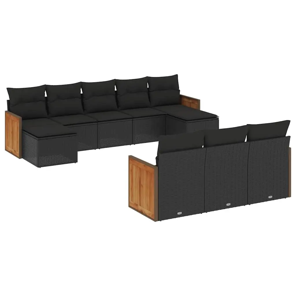 10 Piece Garden Sofa Set with Comfort in Mind