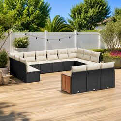 Comfort Meets Value in a 13 Piece Garden Sofa Set