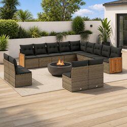 Practical and Comfortable 13 Piece Garden Sofa Set