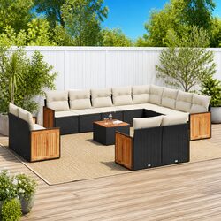 Comfortable and Affordable 13 Piece Garden Sofa Set