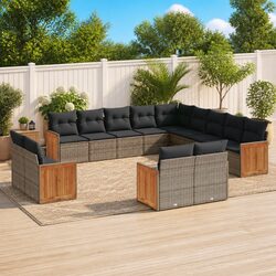 Value and Comfort in a 13-Piece Garden Sofa Set
