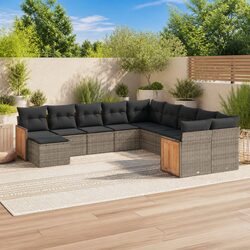 Value-Driven 11 Piece Outdoor Garden Sofa Set