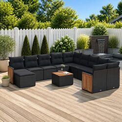 Value-Packed 12-Piece Outdoor Sofa Set for Comfort