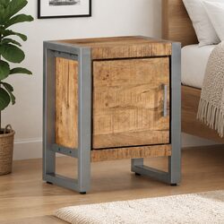 Warm and Functional Bedside Cabinet 40x30x50 cm