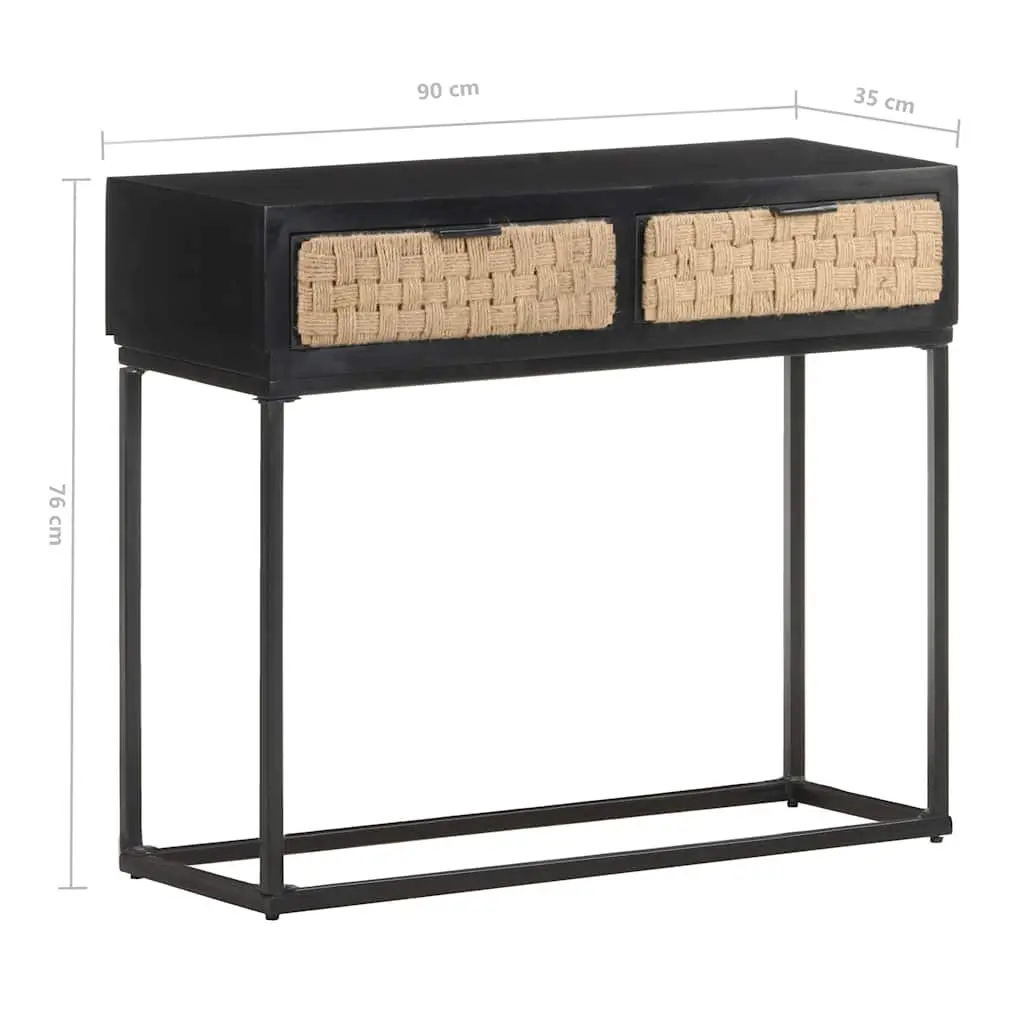 Console Table 90x35x76 cm with Drawers