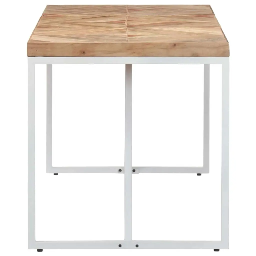 Solid Wood Dining Table 160x70x76cm with Unique Charm