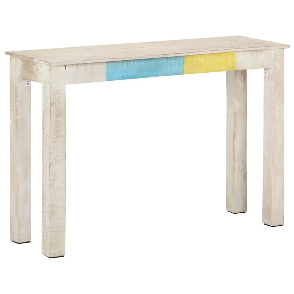 Console Table White 115x35x77cm End Table Wooden Hall Accent Furniture