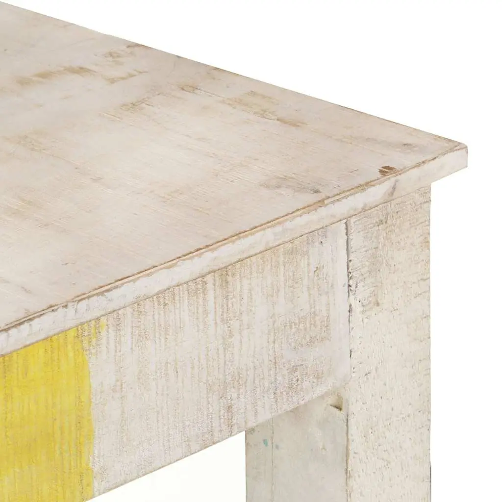 Console Table White 115x35x77cm End Table Wooden Hall Accent Furniture