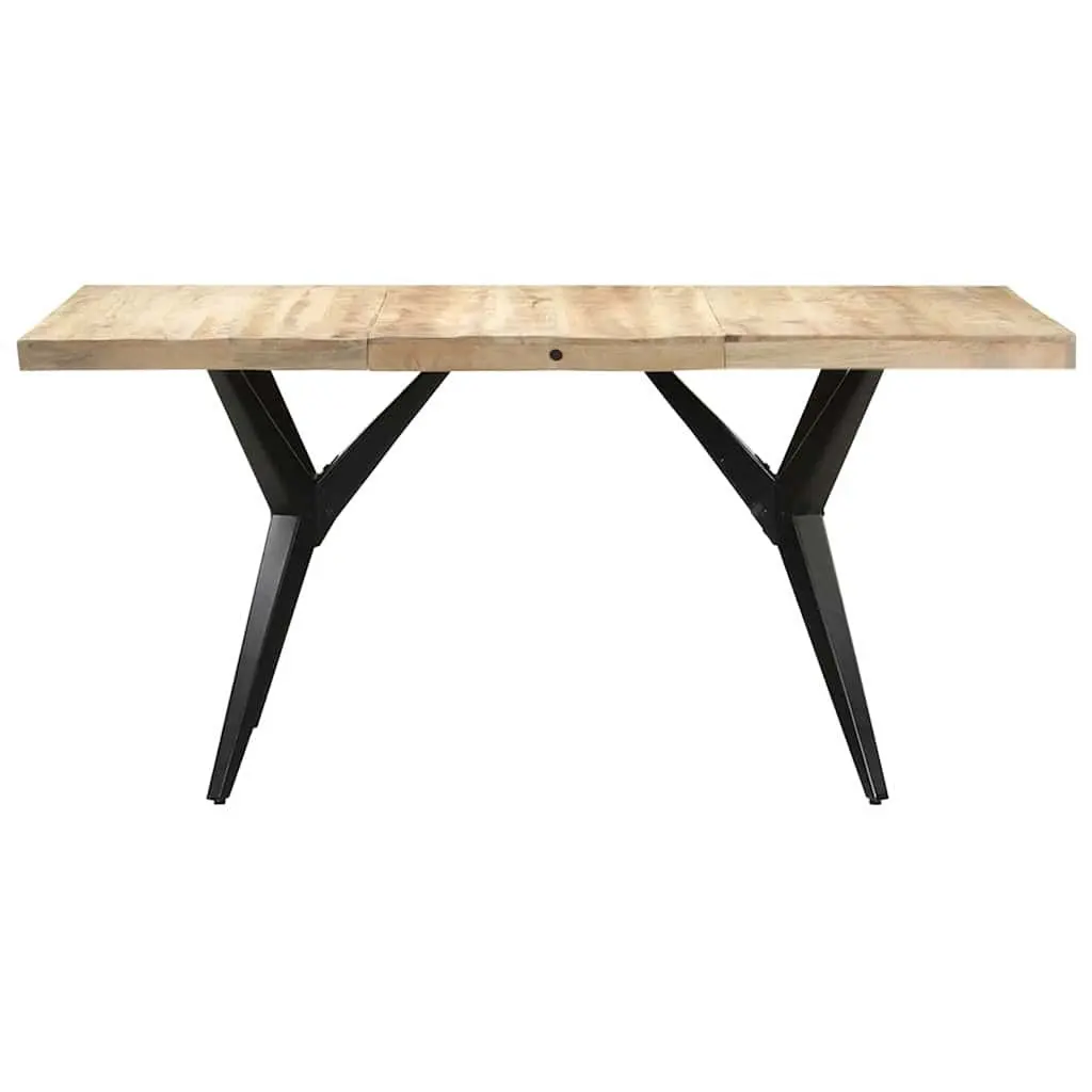 Dining Table Kitchen Mango Wood 180x90x76 cm Brown