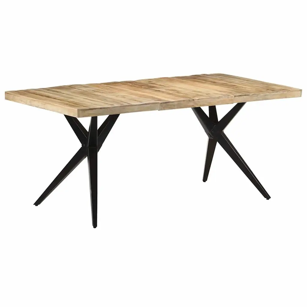 Dining Table Kitchen Mango Wood 180x90x76 cm Brown