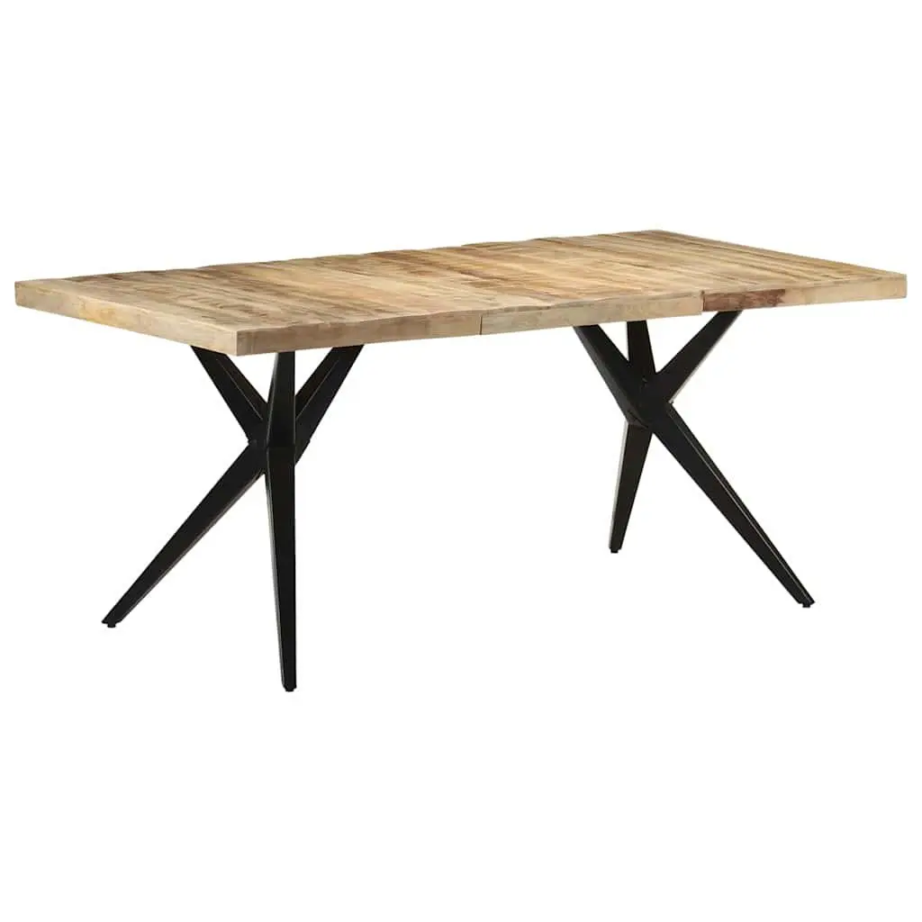 Dining Table Kitchen Mango Wood 180x90x76 cm Brown