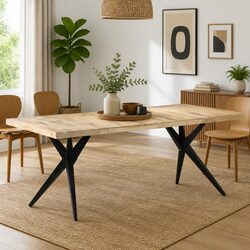 Quality Dining Table Made from Rough Mango Wood
