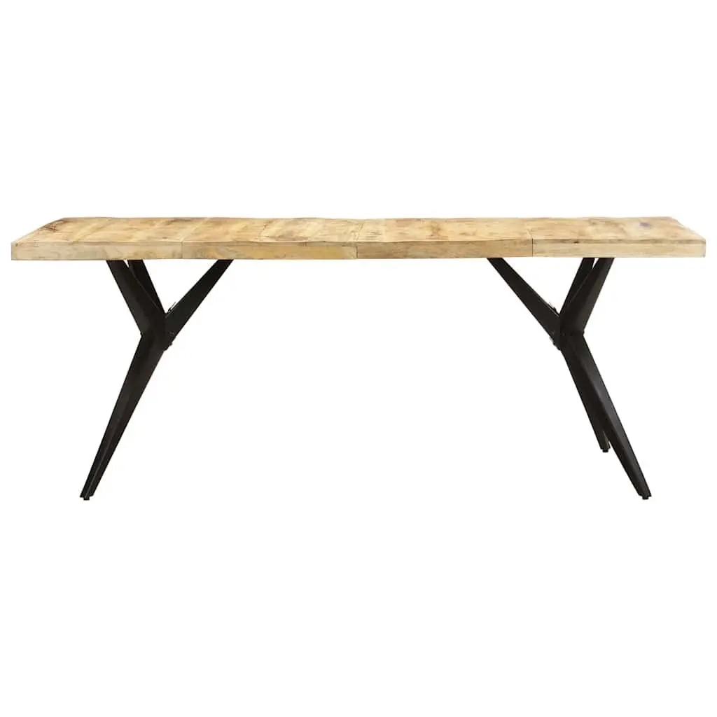 Dining Table Made from Rough Mango Wood